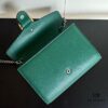 6930a9506e68136f4d9ac8d1 GG Dionysus WOC Chain Mini Handbag / Wallet in Green Full Leather with Horsehead Spur Closure and Flap Design