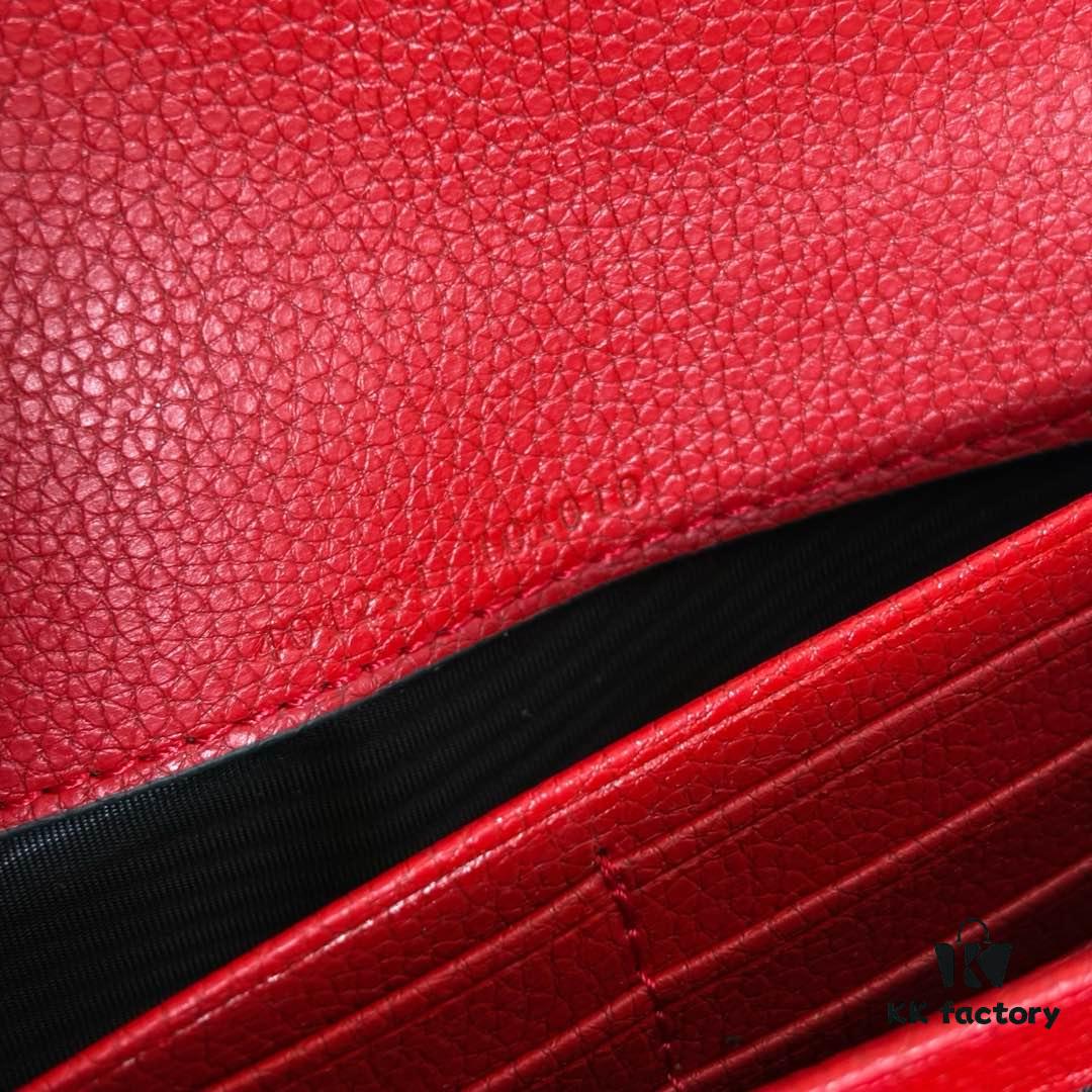 6930a9556e68136f4d9ac8dd Authentic #With Box - GG Dionysus WOC Chain Mini Handbag / Wallet in Red Full Leather