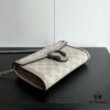 6930a95e6e68136f4d9ac8f2 GG Dionysus WOC Chain Mini Handbag / Wallet in Oatmeal with Horsebit Closure and Flip Design