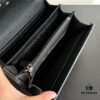 6930a9636e68136f4d9ac8f9 Real-shot #With Box - GG Dionysus WOC Chain Mini Handbag/Wallet in Black Full Leather with Horsehead Spur Closure and Flip Design