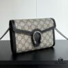 6930a9636e68136f4d9ac8fb Gucci Dionysus WOC Chain Mini Handbag / Wallet with Tiger Head Spur Closure and Flip Design