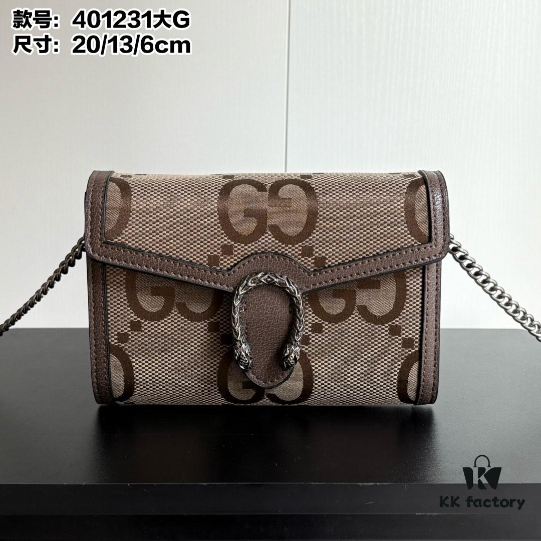 6930a9686e68136f4d9ac903 Gucci Dionysus WOC Chain Mini Handbag / Wallet with Box