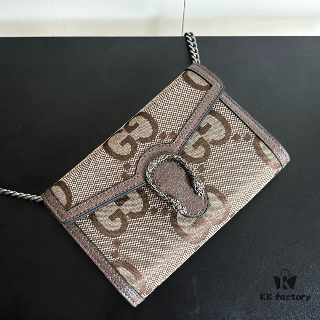 6930a9686e68136f4d9ac907 Gucci Dionysus WOC Chain Mini Handbag / Wallet with Box