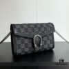 6930a96c6e68136f4d9ac90b Authentic #With Box - GG Dionysus WOC Chain Mini Handbag / Wallet in Black Denim, Style No. 401231, 20×13×6cm