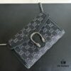 6930a96d6e68136f4d9ac90e Authentic #With Box - GG Dionysus WOC Chain Mini Handbag / Wallet in Black Denim, Style No. 401231, 20×13×6cm