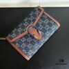 6930a9726e68136f4d9ac919 Authentic #With Box - GG Dionysus WOC Chain Mini Handbag/Wallet in Blue Denim, Style No. 401231, Size: 20×13×6cm