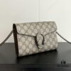 6930a9766e68136f4d9ac91e GG Dionysus WOC Chain Mini Handbag / Wallet with Khaki Lining, Horsehead Stirrup Closure and Flip Design