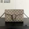 6930a9766e68136f4d9ac921 GG Dionysus WOC Chain Mini Handbag / Wallet with Khaki Lining, Horsehead Stirrup Closure and Flip Design