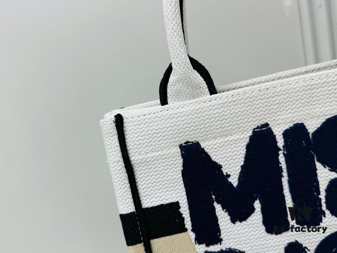 Authentic Thick Fabric Warning  ️ Small Size 'Book Tote'