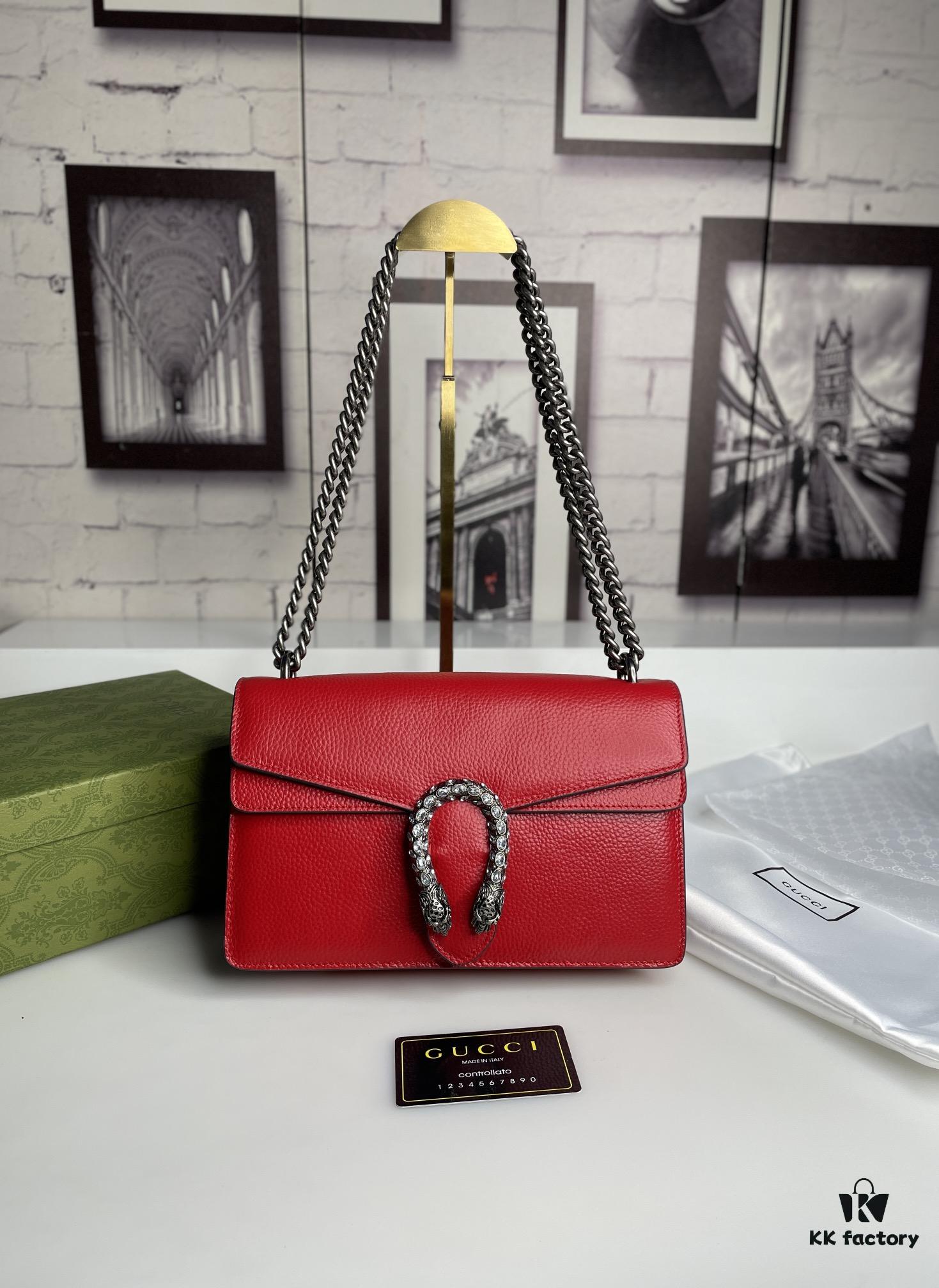 6930a9a66e68136f4d9ac987 Crinkled Leather with Double Tiger Head Clasp Inspired by the Greek Myth of Dionysus, Dual Flap Pockets, Handheld or Crossbody Bag, Model: 400249, Size: 28x15x7