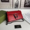 6930a9ac6e68136f4d9ac990 Crinkled Leather with Double Tiger Head Clasp Inspired by the Greek Myth of Dionysus, Dual Flap Pockets, Handheld or Crossbody Bag, Model: 400249, Size: 28x15x7