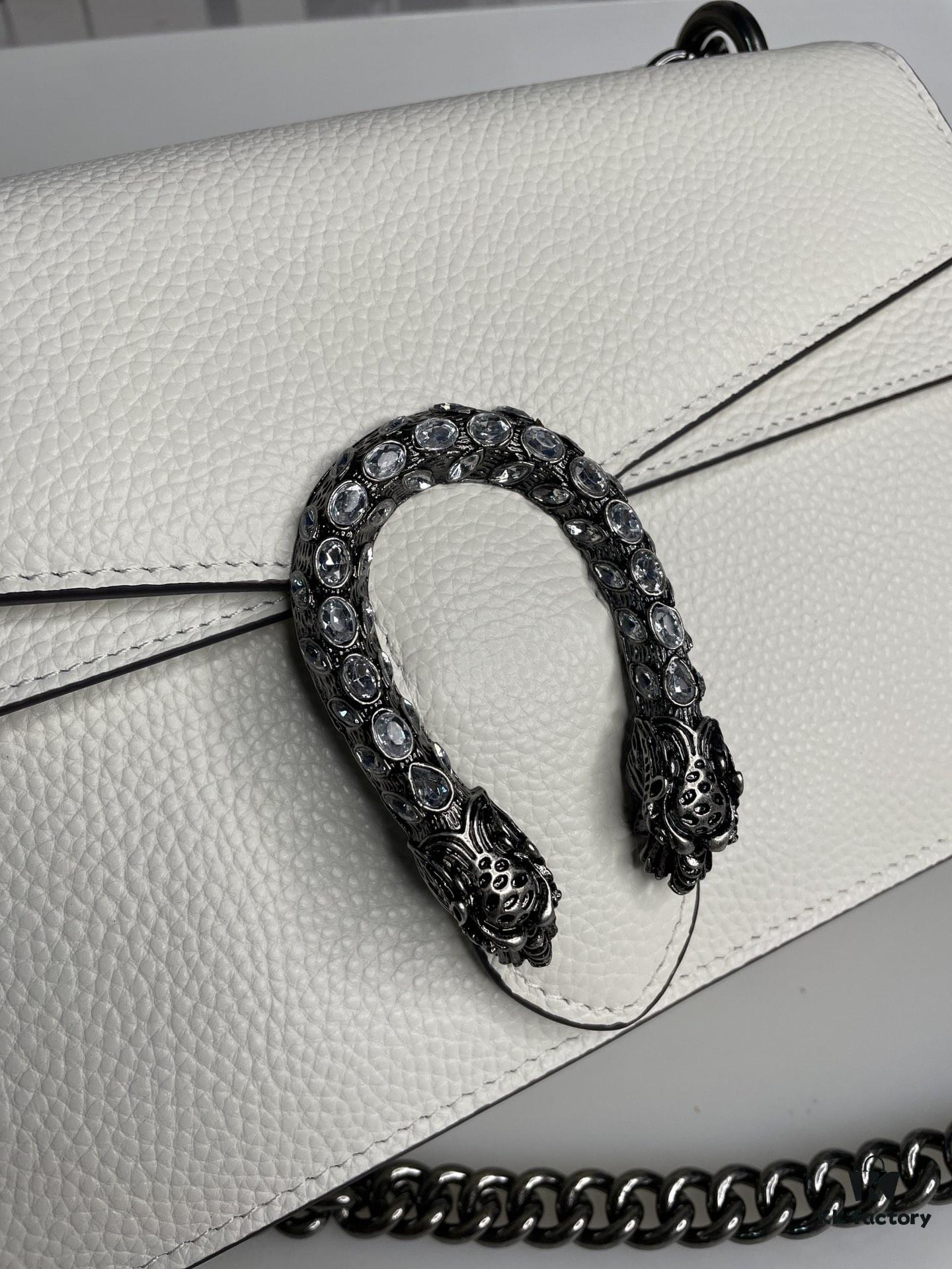 6930a9ae6e68136f4d9ac996 Crinkled Leather with Double Tiger Head Clasp Inspired by the Greek Mythology of Dionysus, Dual Flap Pockets, Handheld or Crossbody Bag, Model: 400249, Size: 28x15x7