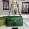 6930a9b36e68136f4d9ac99c Crinkled Leather with Double Tiger Head Clasp Inspired by the Greek Myth of Dionysus, Dual Flap Pockets, Handheld or Crossbody Bag, Model: 400249, Size: 28x15x7