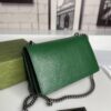 6930a9b36e68136f4d9ac99d Crinkled Leather with Double Tiger Head Clasp Inspired by the Greek Myth of Dionysus, Dual Flap Pockets, Handheld or Crossbody Bag, Model: 400249, Size: 28x15x7