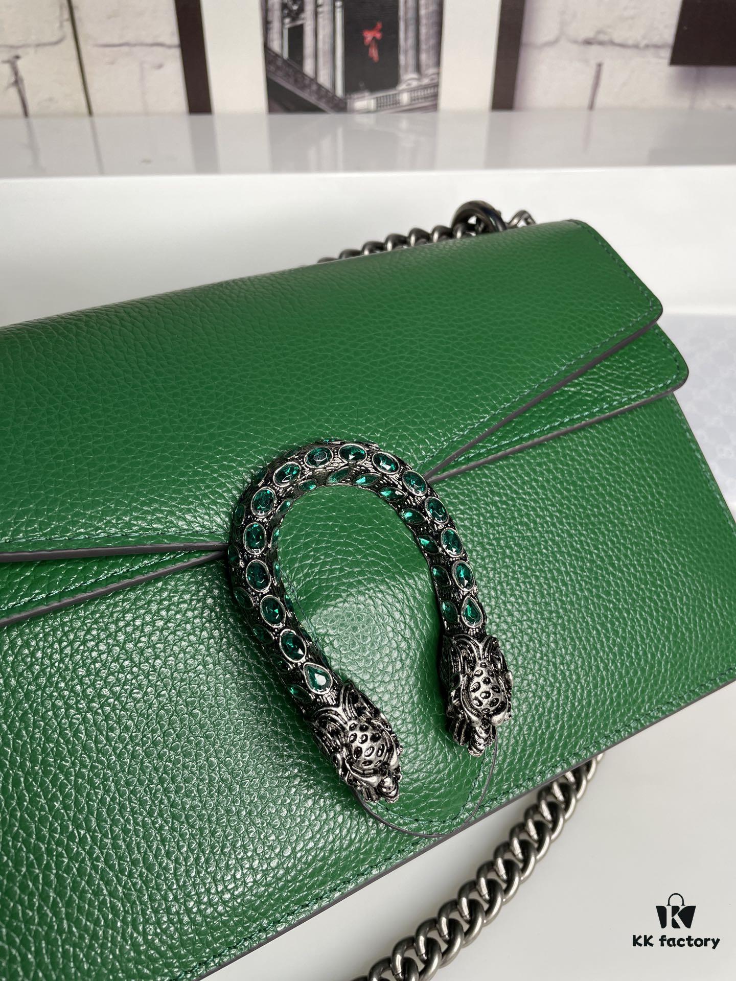 6930a9b46e68136f4d9ac9a0 Crinkled Leather with Double Tiger Head Clasp Inspired by the Greek Myth of Dionysus, Dual Flap Pockets, Handheld or Crossbody Bag, Model: 400249, Size: 28x15x7