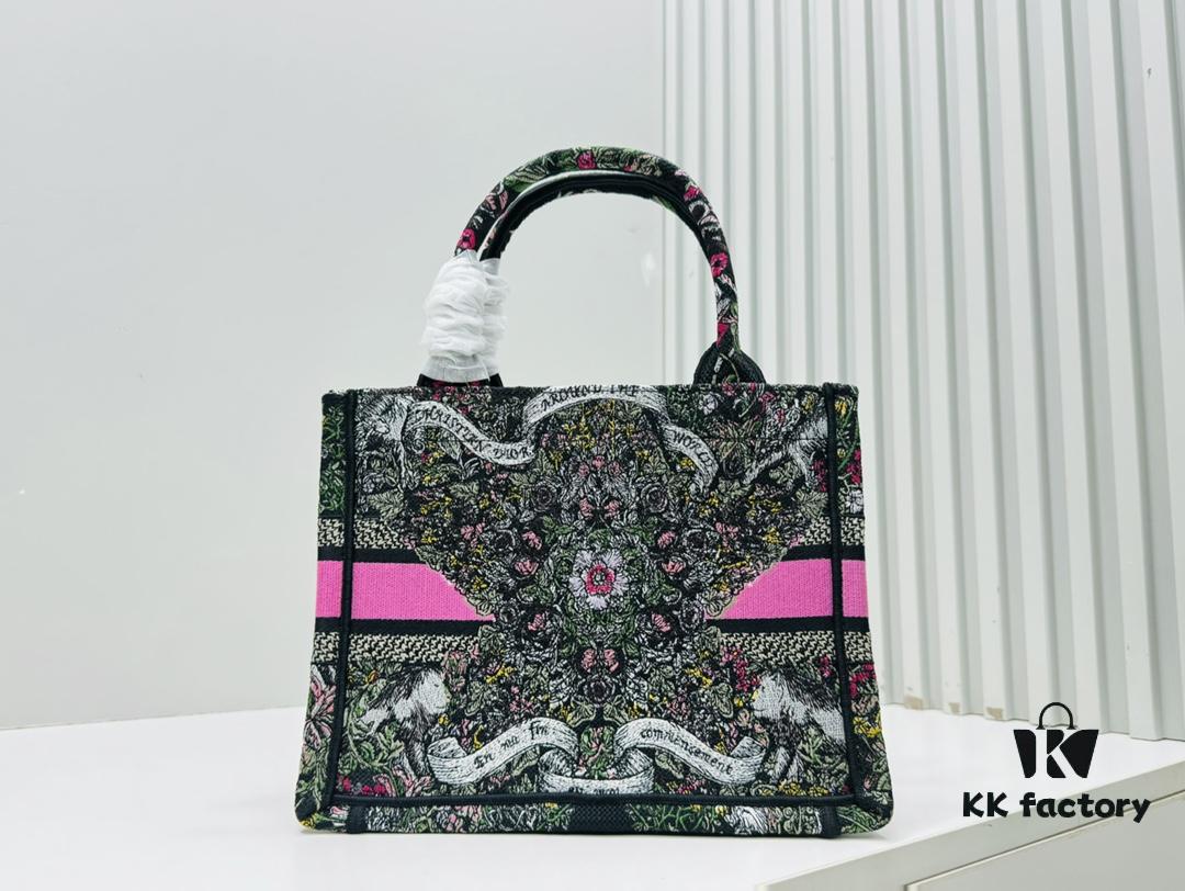 Authentic Thick Fabric Warning  ️ Small Size Book Tote