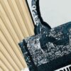 Authentic Thick Fabric Warning  ️ Small Size Book Tote