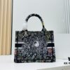 Authentic Thick Fabric Warning  ️ Small Size Book Tote