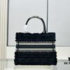 6930a9dc6e68136f4d9ac9f8 Authentic Thick Fabric Warning ️ Small Size Wool Plaid Black 【Book Tote】