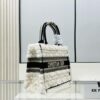 6930a9e06e68136f4d9aca01 Authentic Thick Fabric Warning ️ Small Size White Fur is Black 【Book Tote】
