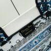 6930a9e86e68136f4d9aca12 Authentic Thick Fabric Warning ️ Small Blue Butterfly Book Tote