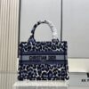 6930a9f16e68136f4d9aca25 Authentic Thick Fabric ️ Small Purple Leopard Print 'Book Tote'