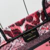 6930a9f16e68136f4d9aca26 Authentic Thick Fabric Warning ️ Small Red Leopard Print 'Book Tote'