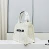 6930a9f66e68136f4d9aca31 Authentic Thick Fabric ️ Small White Lace Book Tote