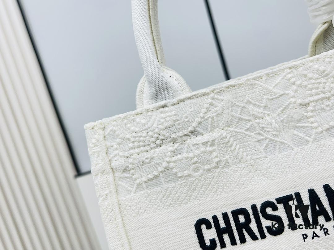 6930a9f86e68136f4d9aca36 Authentic Thick Fabric ️ Small White Lace Book Tote