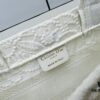 6930a9fa6e68136f4d9aca3a Authentic Thick Fabric ️ Small White Lace Book Tote