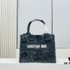 6930a9fa6e68136f4d9aca3b Authentic Thick Fabric Warning ️ Small Black Floral 'Book Tote'