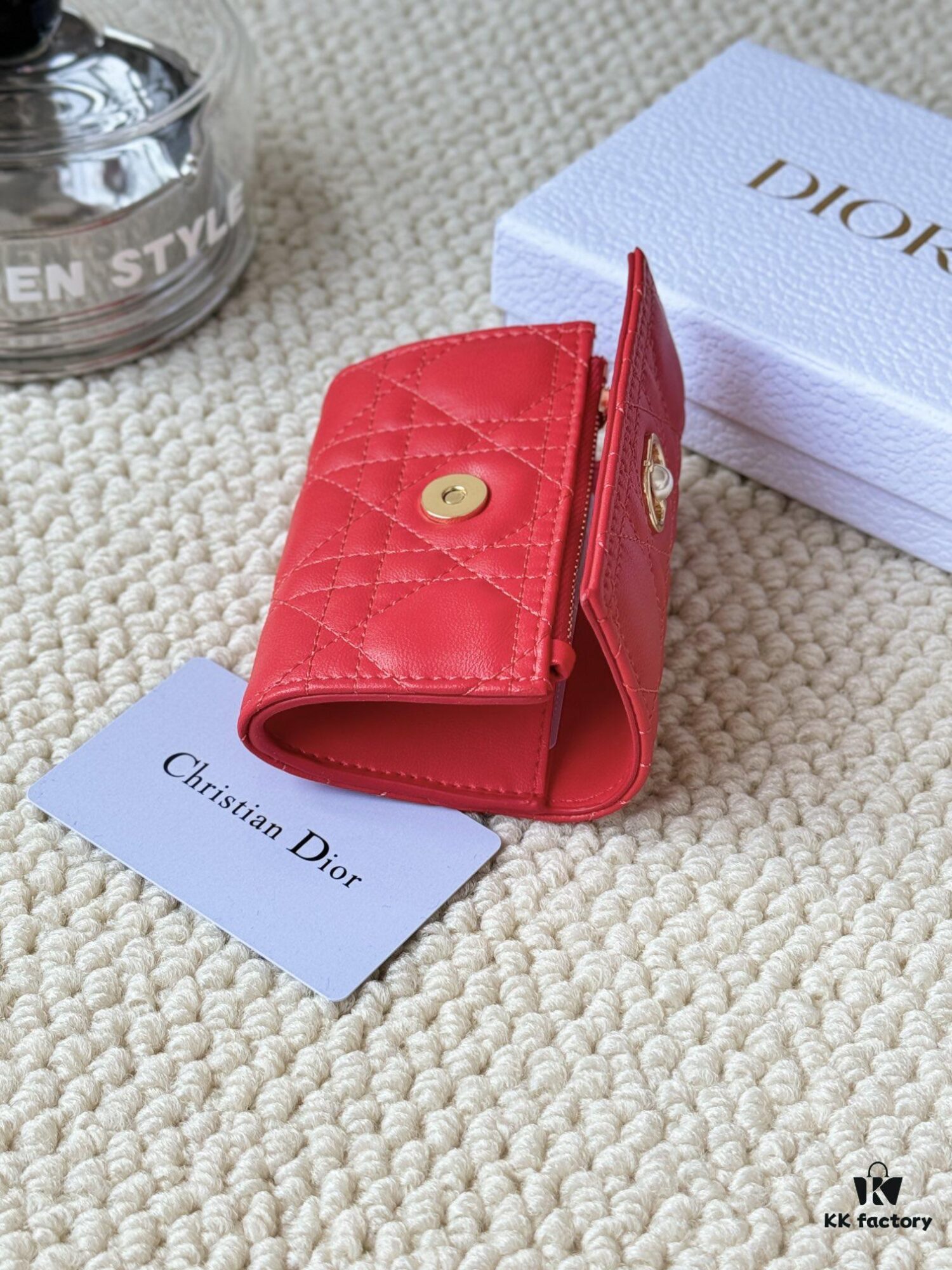 Dio Caro Mini Pearl Card Holder