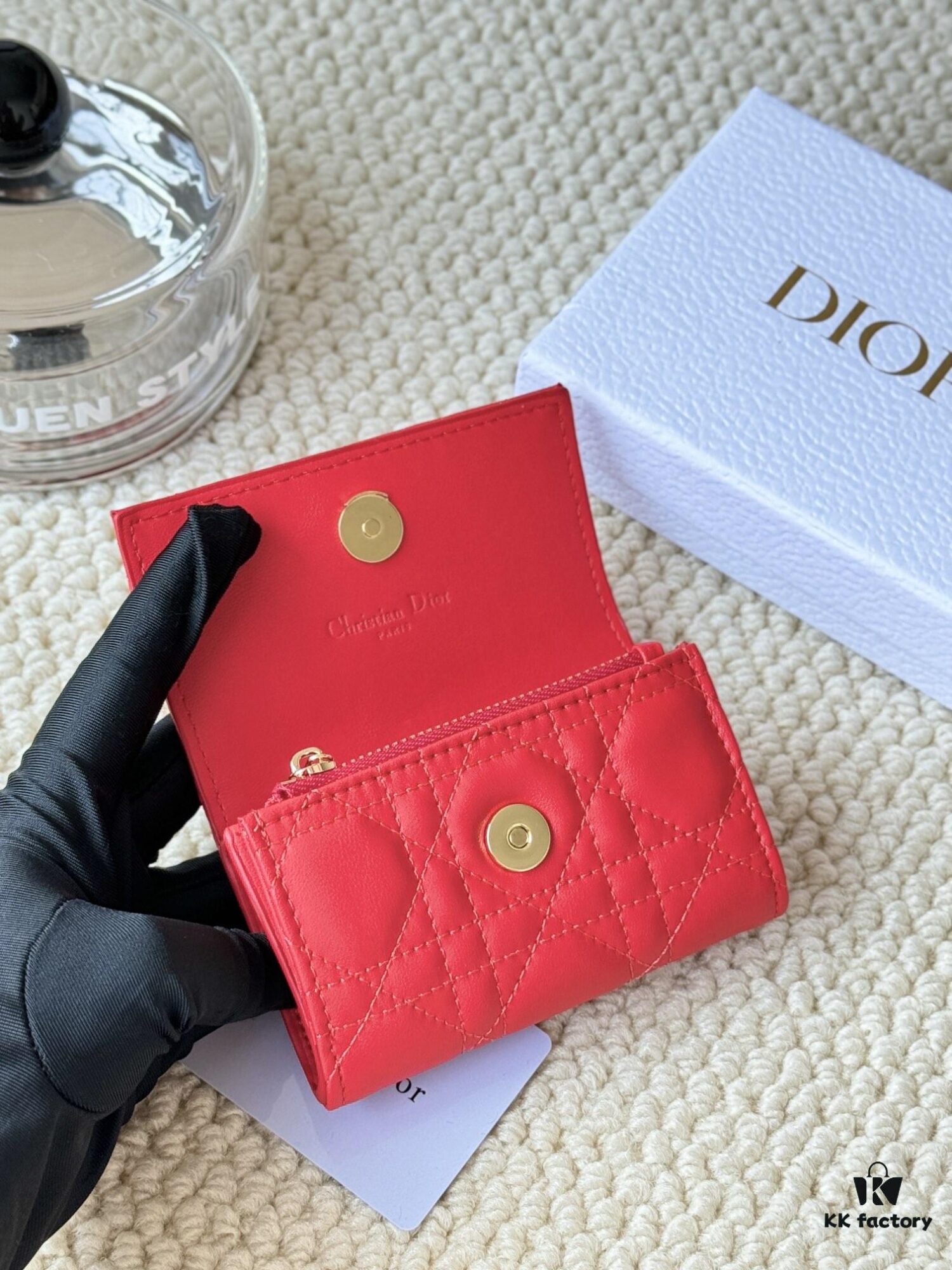 Dio Caro Mini Pearl Card Holder