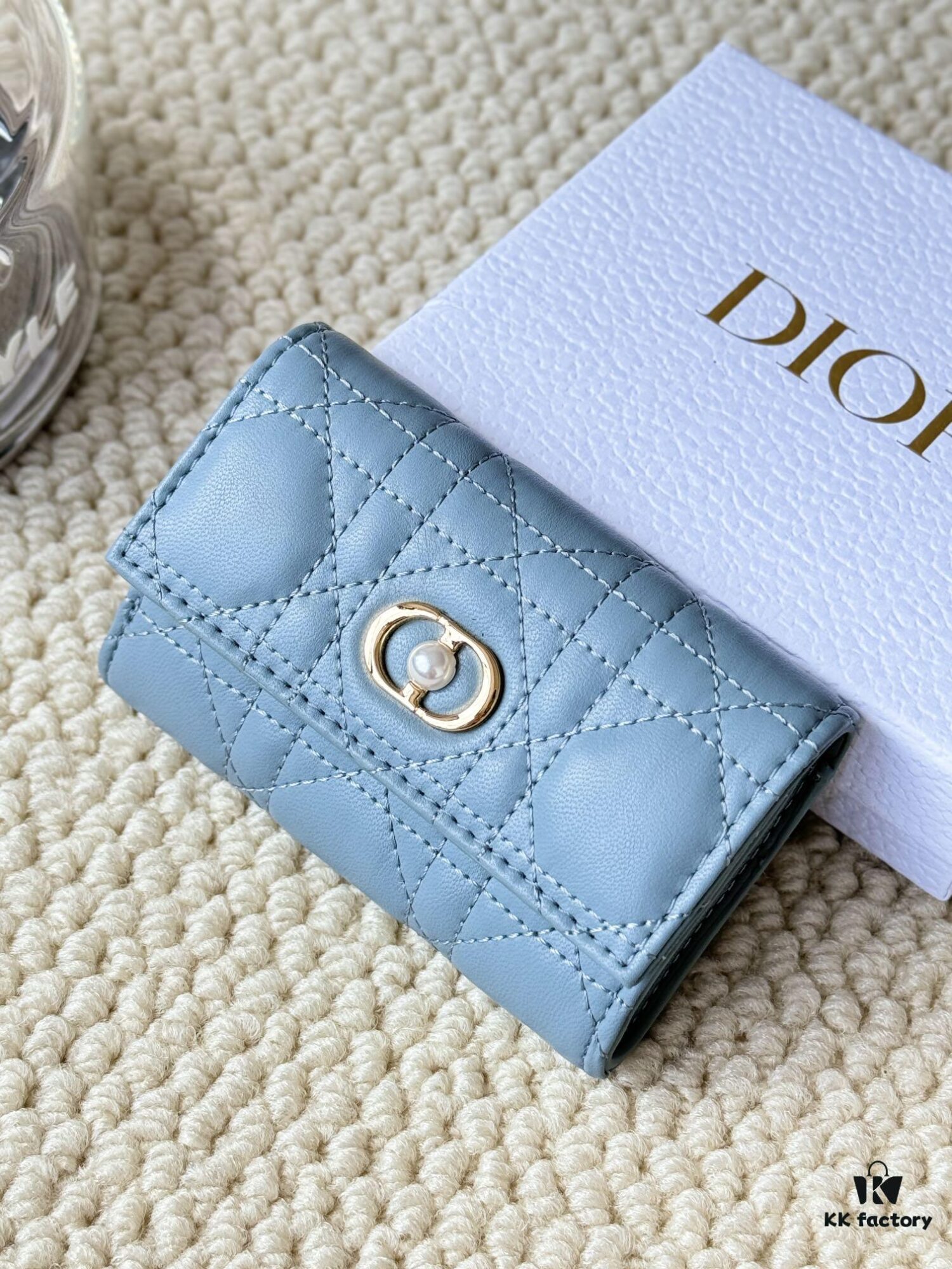 Dio Caro Mini Pearl Card Holder