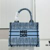 Authentic Thick Fabric Warning  ️ Small Size Book Tote
