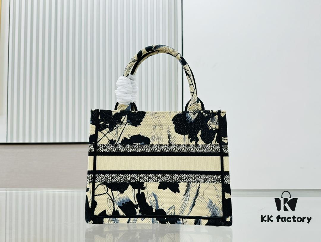 Authentic Thick Fabric Warning  ️ Small Size Book Tote