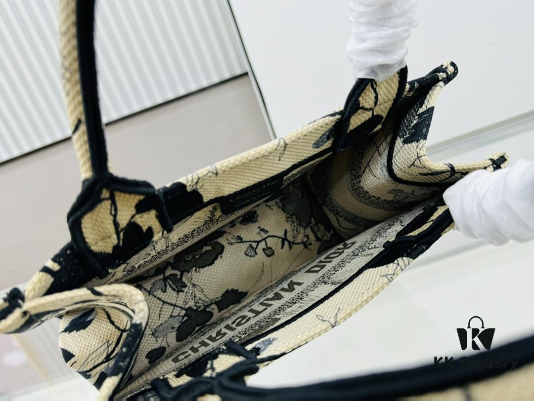 Authentic Thick Fabric Warning  ️ Small Size Book Tote