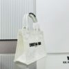 Authentic Thick Fabric Warning  ️ Small Size Book Tote