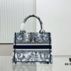 Authentic Thick Fabric Warning  ️ Small Size Book Tote