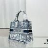 Authentic Thick Fabric Warning  ️ Small Size Book Tote