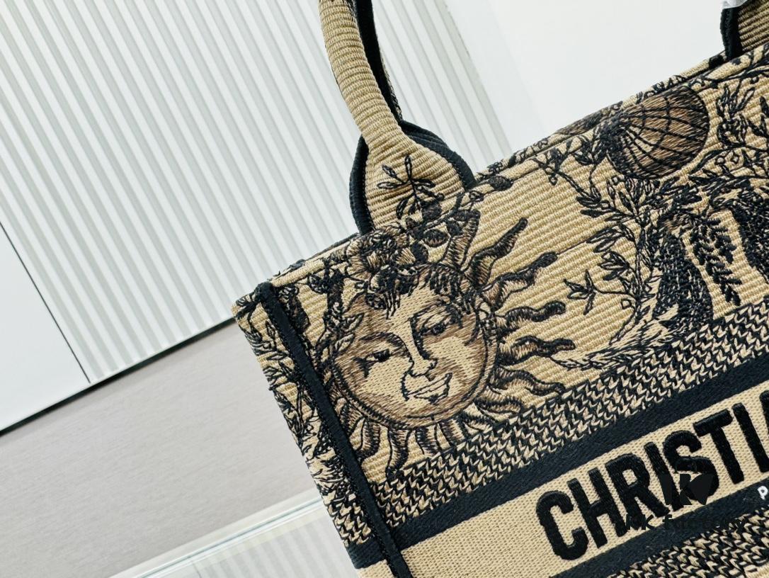 Authentic Thick Fabric Warning  ️ Small Size Book Tote