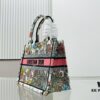 Authentic Thick Fabric Warning  ️ Small Size Book Tote