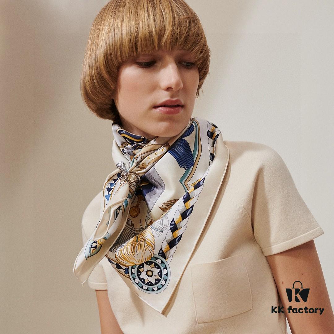 6930aaca6e68136f4d9acbab Luxury Custom Sweet Harness Double-Sided 90 Silk Scarf