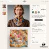6930aadc6e68136f4d9acbcb Luxury Custom Crystal Valley Double-Sided 90 Silk Scarf