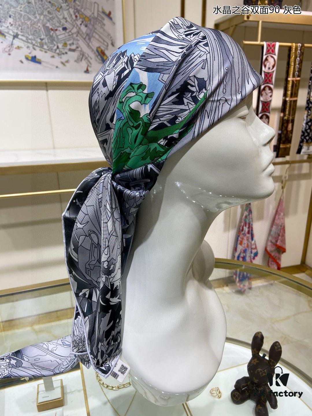 6930aaed6e68136f4d9acbe5 Luxury Custom Crystal Valley Double-Sided 90 Pure Silk Scarf