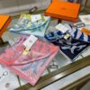 6930aaf26e68136f4d9acbee Luxury Custom 'Artist's Garden Double-Sided 90' Silk Scarf, 100% Premium 18 Momme Twill Silk, 90cm x 90cm