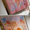 6930aaf56e68136f4d9acbf2 Luxury Custom 'Artist's Garden Double-Sided 90' Silk Scarf, 100% Premium 18 Momme Twill Silk, 90cm x 90cm