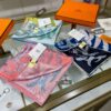 6930aafd6e68136f4d9acc01 Luxury Custom 'Painter's Garden Double-Sided 90' Silk Scarf, 100% Premium 18 Momme Twill Silk, 90cm x 90cm