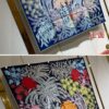 6930aafe6e68136f4d9acc02 Luxury Custom 'Painter's Garden Double-Sided 90' Silk Scarf, 100% Premium 18 Momme Twill Silk, 90cm x 90cm