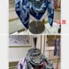 6930aaff6e68136f4d9acc04 Luxury Custom 'Painter's Garden Double-Sided 90' Silk Scarf, 100% Premium 18 Momme Twill Silk, 90cm x 90cm